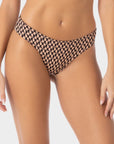 Iris | Slip Bikini Regolare - Nero/Nudo - donna - Raggianti