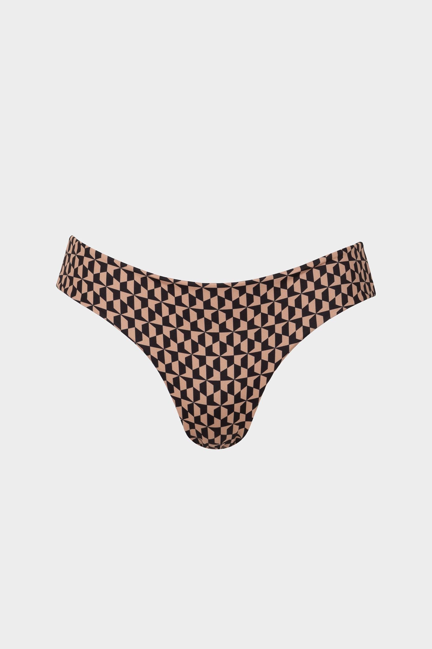 Iris | Slip Bikini Regolare - Nero/Nudo - donna - Raggianti