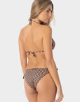 Alice | Slip Bikini con Laccetti - Nero/Nudo - donna - Raggianti