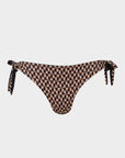 Alice | Slip Bikini con Laccetti - Nero/Nudo - donna - Raggianti
