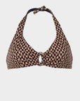 Carlotta | Top Bikini Triangolo all'Americana - Nero/Nudo - donna - Raggianti