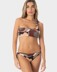 Francesca | Top Bralette Monospalla con Coppe - Black - donna - Raggianti