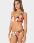 Francesca | Top Bralette Monospalla con Coppe - Burgundy - donna - Raggianti
