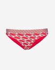 Stella | Slip Vita Bassa Bordato - Retro' Rosso - donna - Raggianti