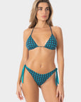 Elena | Slip Bikini con Laccetti - Turchese - donna - Raggianti
