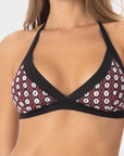 Valentina | Top Bikini Triangolo all'Americana - Nero - donna - Raggianti