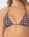 Elara | Reggiseno bikini a triangolo con coppe - Nero - donna - Raggianti