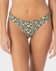 Silvia | Slip Bikini Brasiliana - Militare - donna - Raggianti