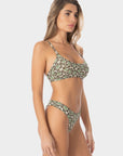 Silvia | Slip Bikini Brasiliana - Militare - donna - Raggianti