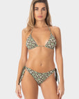 Eleonora | Slip Bikini con Laccetti - Militare - donna - Raggianti