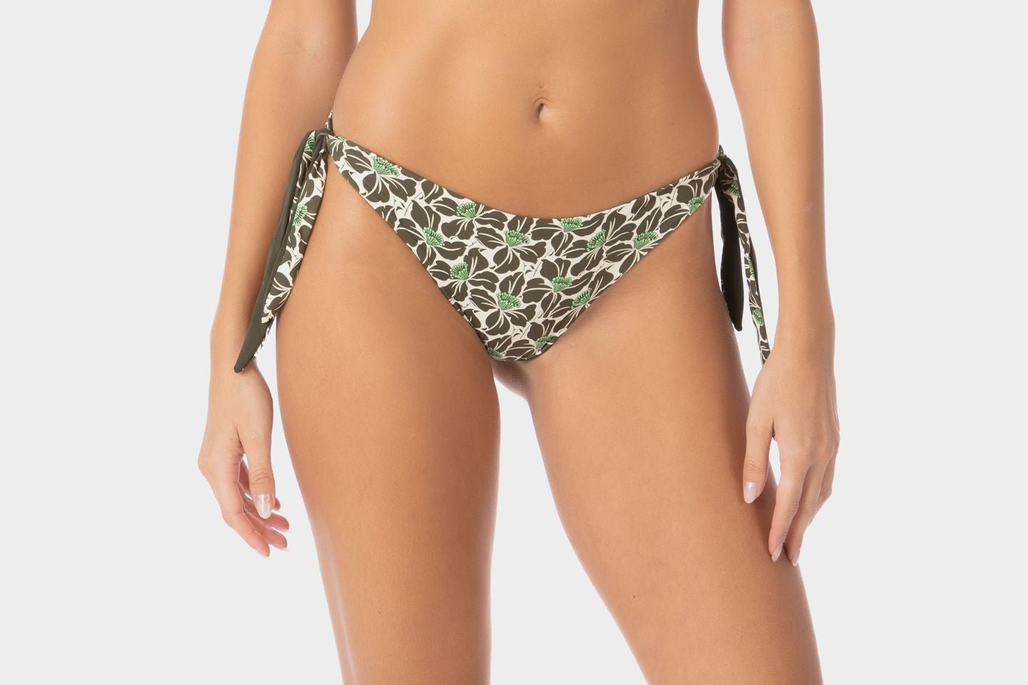 Eleonora | Slip Bikini con Laccetti - Militare - donna - Raggianti