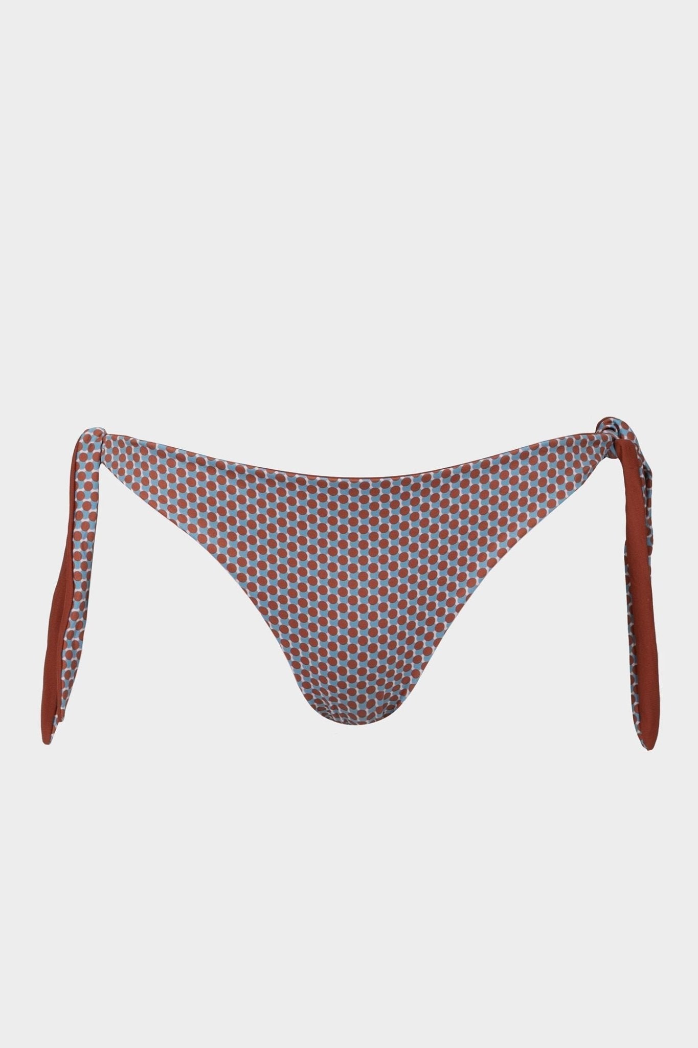 Eleonora | Slip Bikini con Laccetti - Ruggine - donna - Raggianti