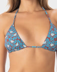 Nina | Reggiseno bikini a triangolo con coppe - Ruggine - donna - Raggianti