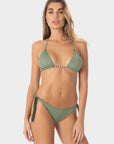 Eleonora | Slip Bikini con Laccetti - Militare - donna - Raggianti