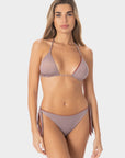 Nina | Reggiseno bikini a triangolo con coppe - Ruggine - donna - Raggianti
