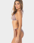Nina | Reggiseno bikini a triangolo con coppe - Ruggine - donna - Raggianti
