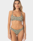 Willow | Top Bikini Bralette con Coppe - Militare - donna - Raggianti