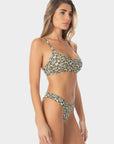Willow | Top Bikini Bralette con Coppe - Militare - donna - Raggianti