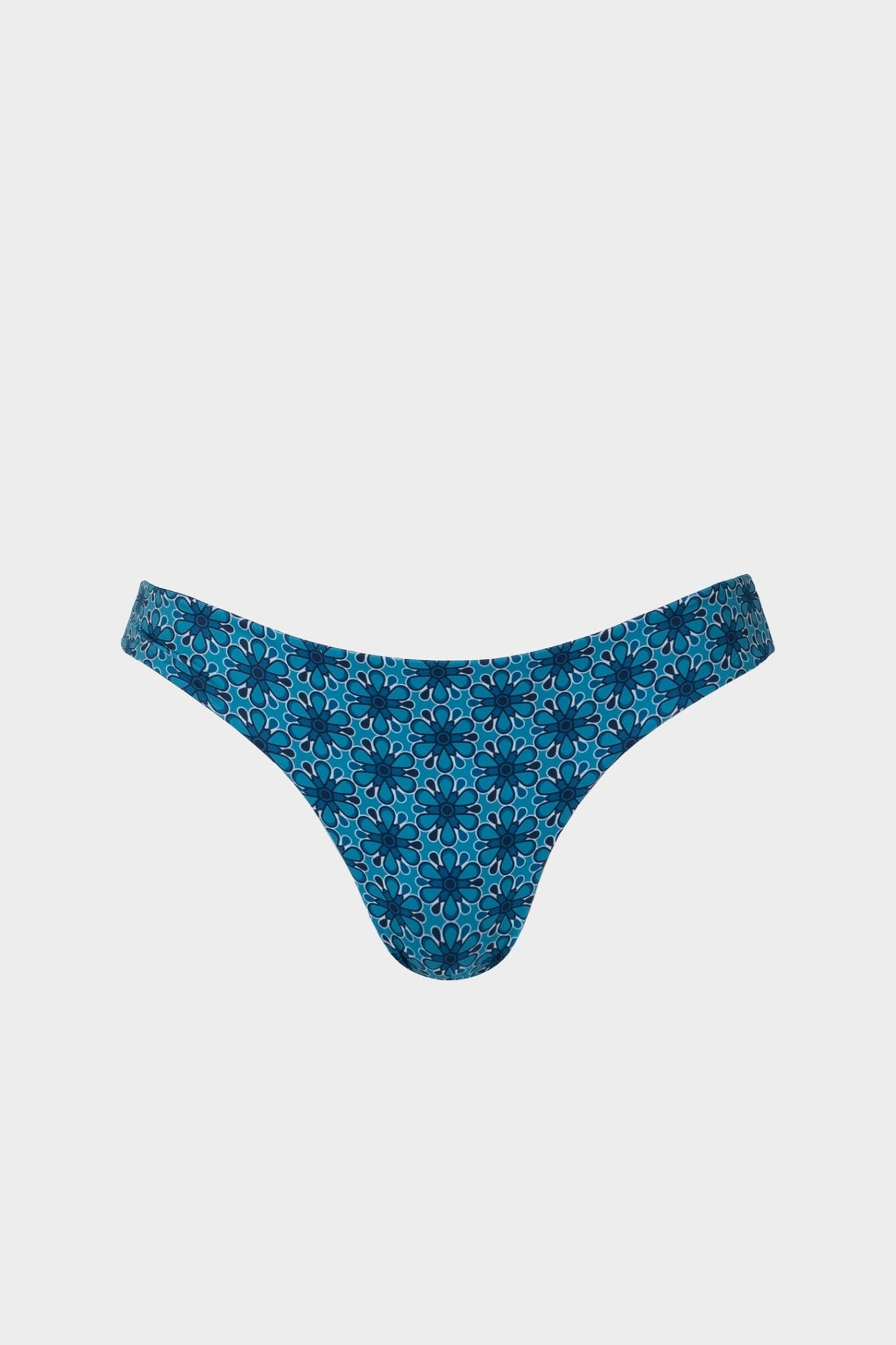 Alba | Slip Bikini Brasiliana Seventy - Blu Mare - donna - Raggianti