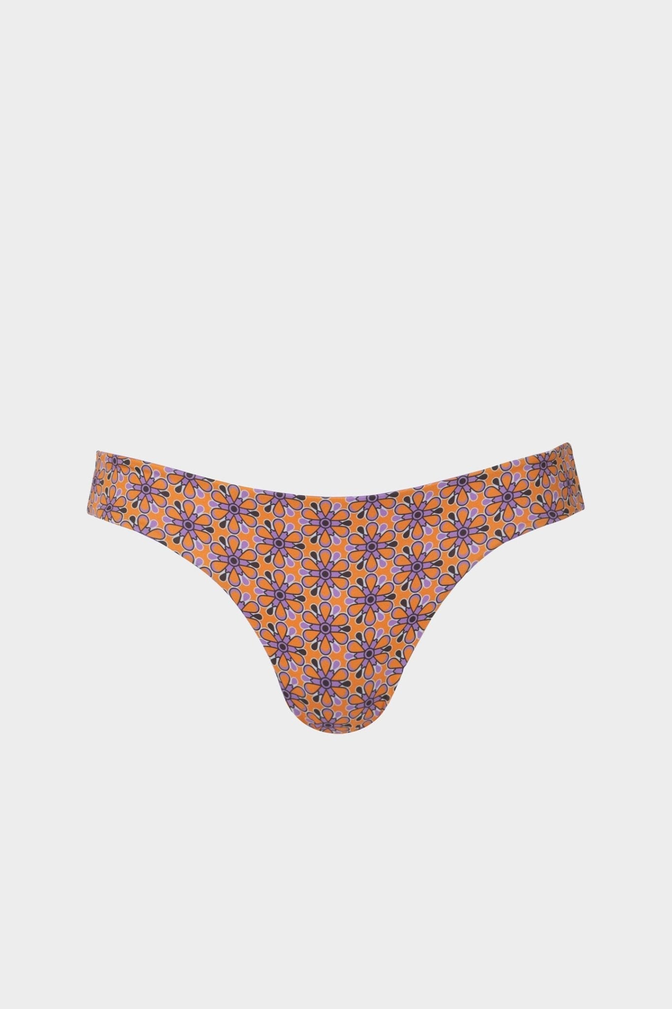 Alba | Slip Bikini Brasiliana Seventy - Arancio - donna - Raggianti