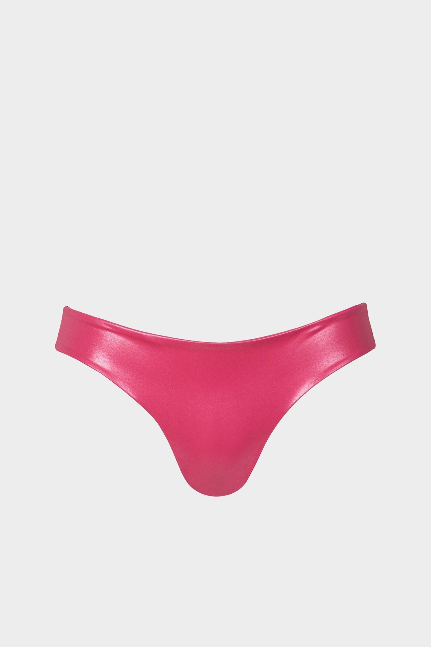 Anna | Slip Bikini Satinato a Vita Bassa Bordato - Fucsia - donna - Raggianti