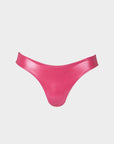 Marta | Slip Bikini Brasiliana Satinato - Fucsia - donna - Raggianti