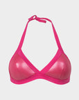 Elisa | Top Triangolo Satinato Regolabile - Fucsia - donna - Raggianti