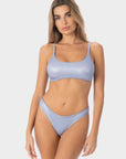 Cristina | Bralette Classica - Blu Avio - donna - Raggianti