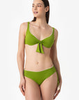 Greta | Triangolo Scorrevole Con Coppe - Botonic Verde - donna - Raggianti