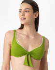 Greta | Triangolo Scorrevole Con Coppe - Botonic Verde - donna - Raggianti