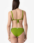 Greta | Triangolo Scorrevole Con Coppe - Botonic Verde - donna - Raggianti