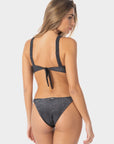Vittoria | Slip Bikini con Laccetti in Lurex - Nero - donna - Raggianti