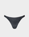 Vittoria | Slip Bikini con Laccetti in Lurex - Nero - donna - Raggianti
