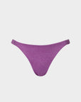 Vittoria | Slip Bikini con Laccetti in Lurex - Glicine - donna - Raggianti