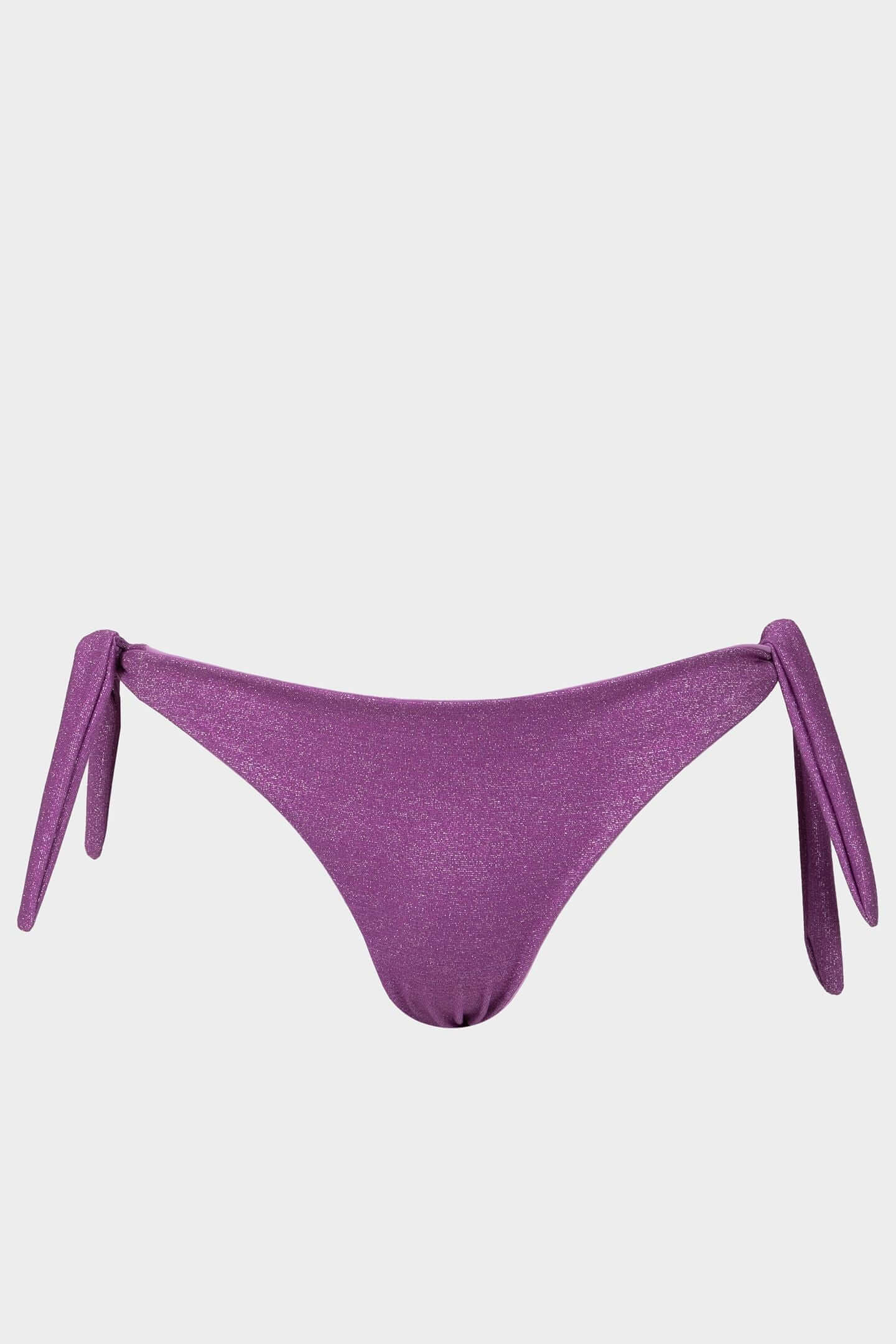 Antonella | Slip Bikini Lurex con Laccetti - Glicine - donna - Raggianti