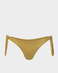 Antonella | Slip Bikini Lurex con Laccetti - Oro - donna - Raggianti