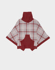 Fiorella | Poncho - Rosso Scozzese