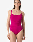Dori | Costume Intero con Coppe - Magenta
