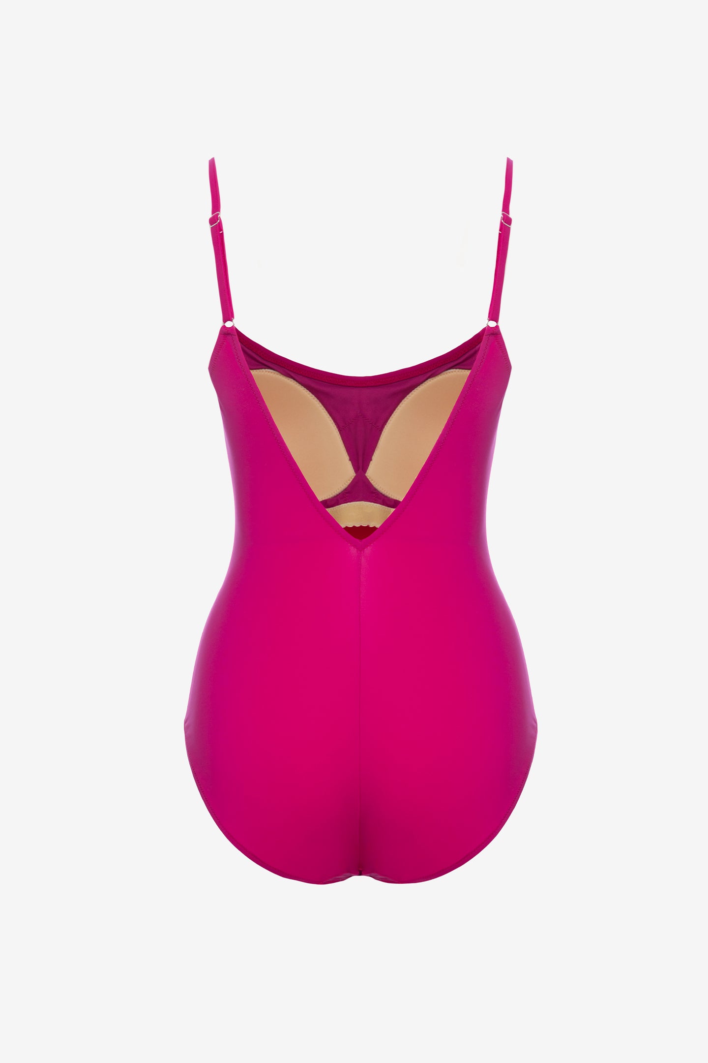 Dori | Costume Intero con Coppe - Magenta