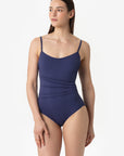 Dori | Costume Intero con Coppe - Blu