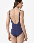 Dori | Costume Intero con Coppe - Blu