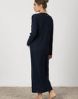 Melina | Camicia da Notte Lunga - Navy