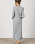 Melina | Camicia da Notte Lunga - Grigio