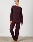 Alessa | Pigiama Lungo - Bordeaux
