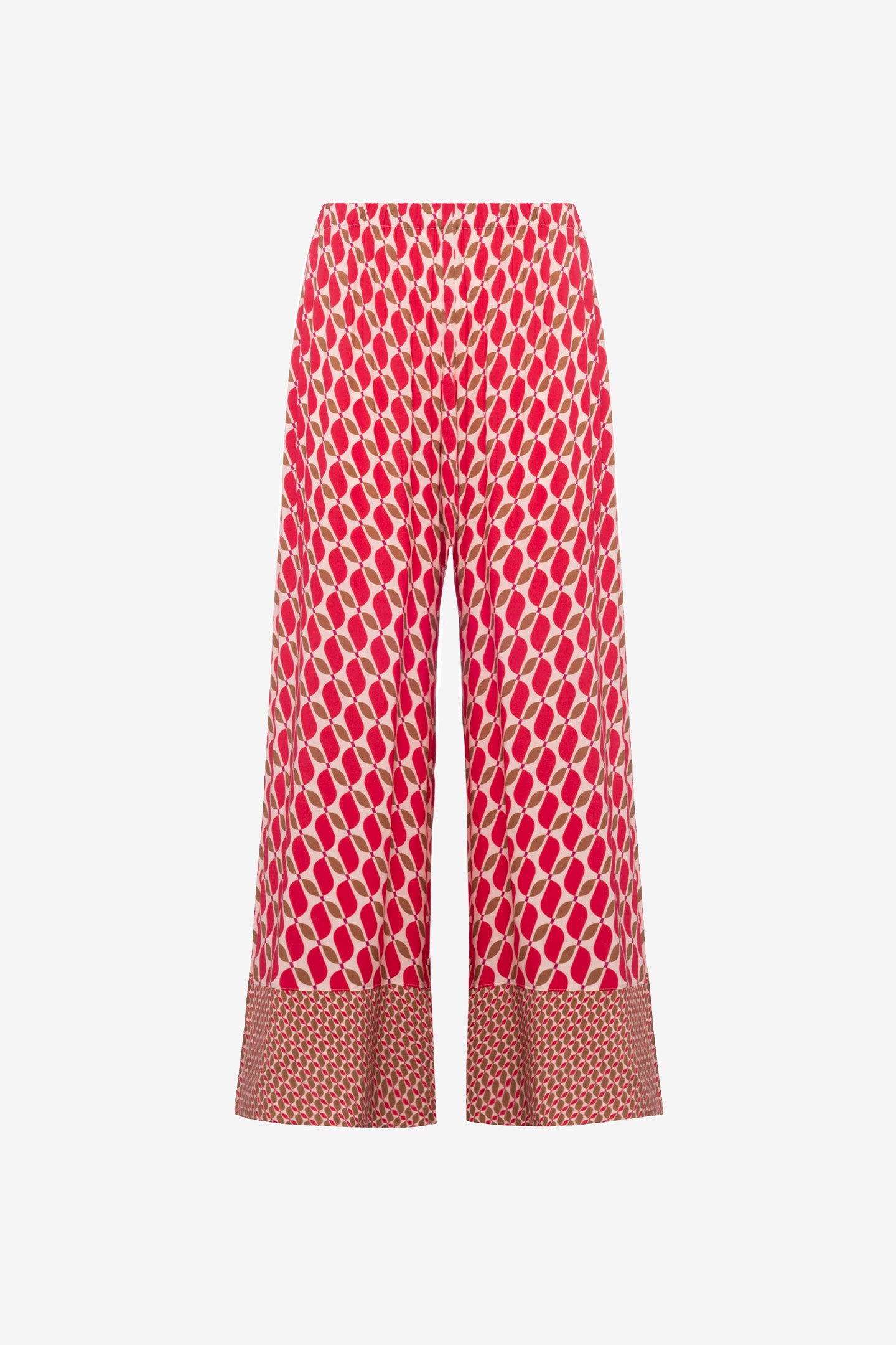 Serena | Pantalone - Retro' Rosso - donna - Raggianti