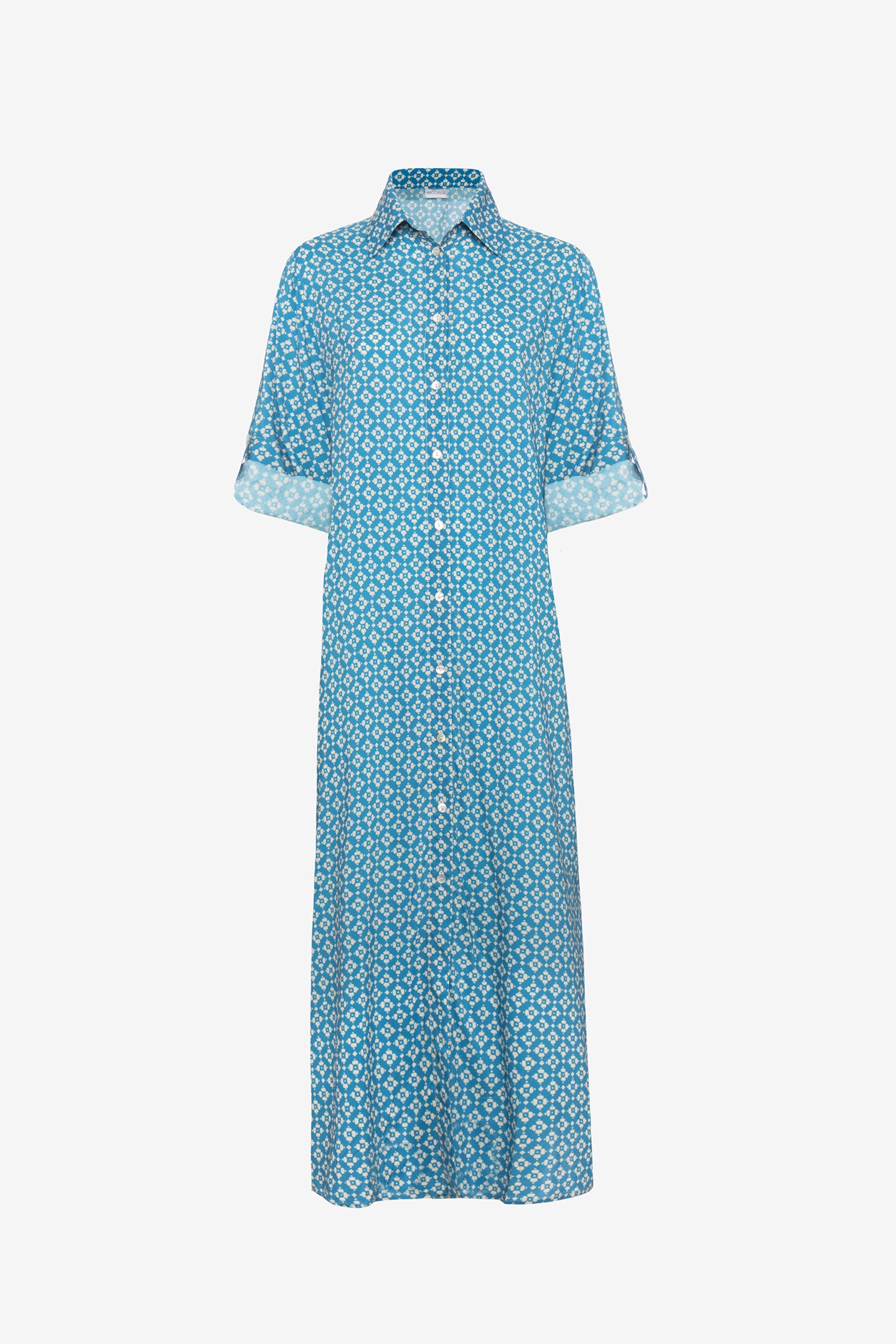 Viola | Chemisier Lungo - Botanic Ottanio - donna - Raggianti