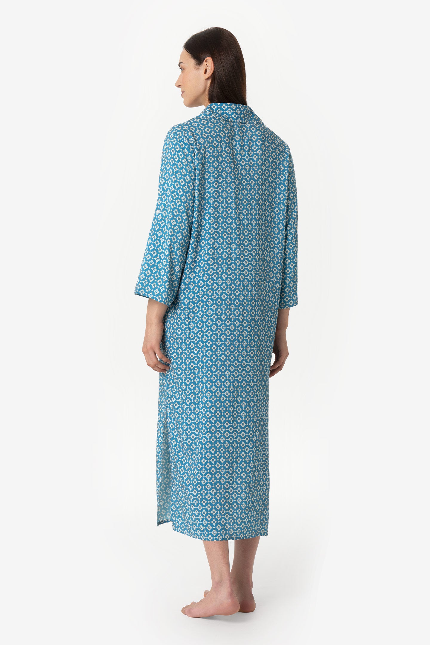 Viola | Chemisier Lungo - Botanic Ottanio - donna - Raggianti