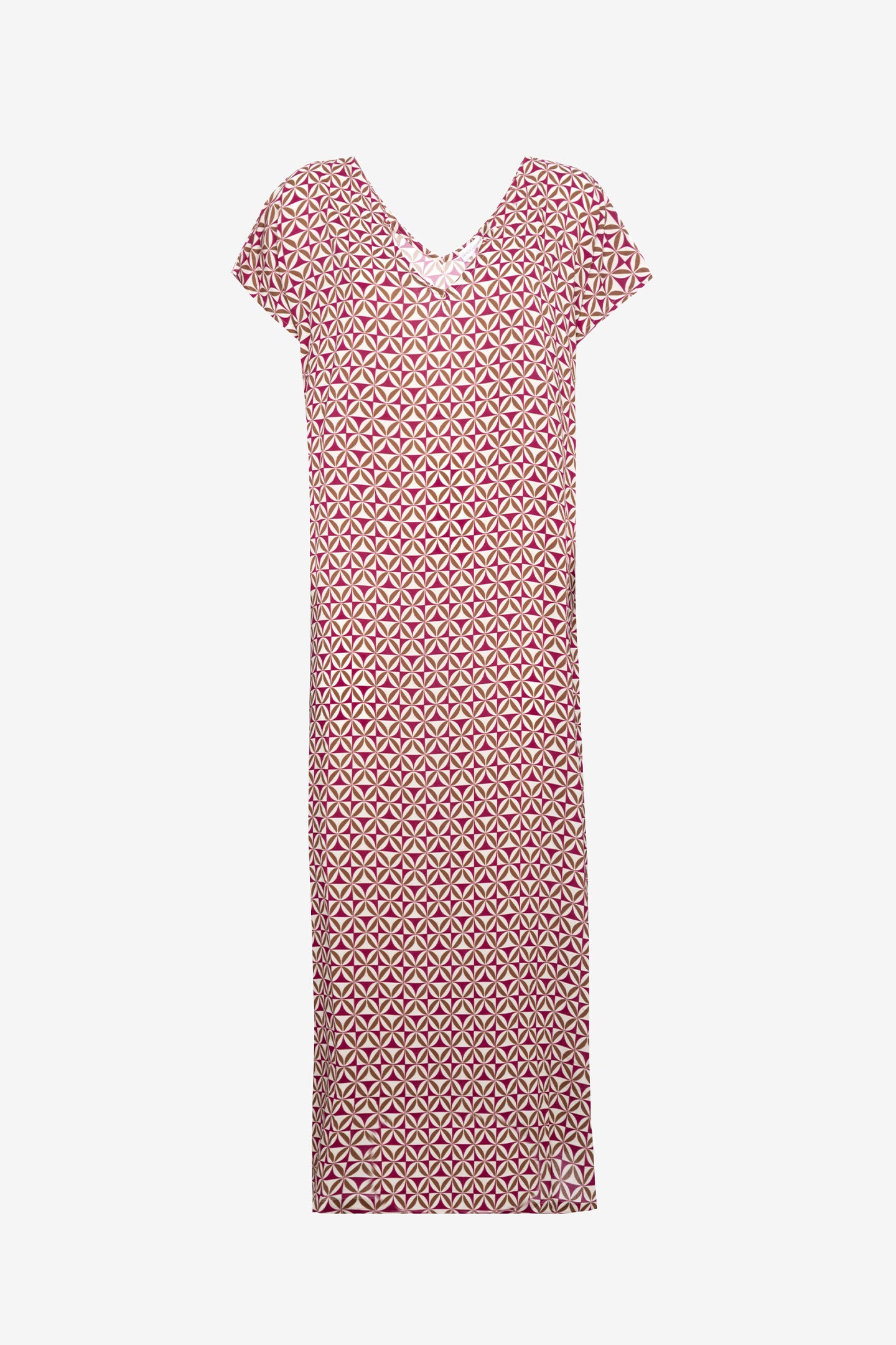 Costanza | Caftano Lungo - Eclectic Fuchsia - donna - Raggianti