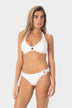 Lily | Slip Bikini con Laccio Laterale e Accessorio - Bianco - donna - Raggianti