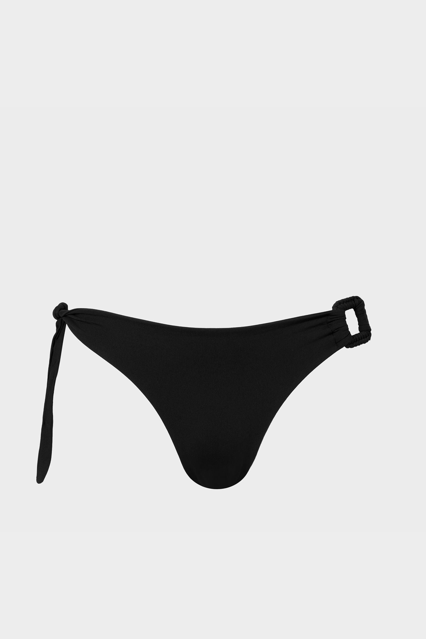 Bikini Bottom With One Side Knot And Accessory